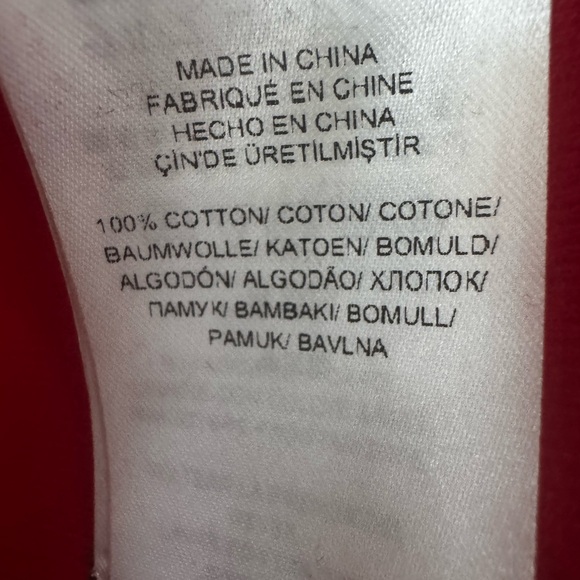 Ralph Lauren Bold Red and Blue Long Bell Sleeve Dress - Picture 9 of 10